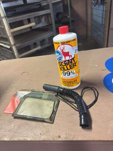 Hunting License Tag, Deer Call & Scent Killer