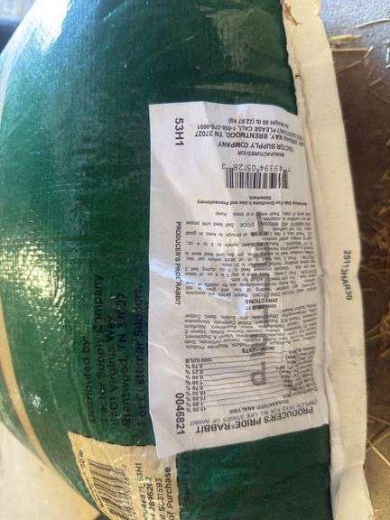 50lb Bag Producer's Pride Rabbit Food - In Date