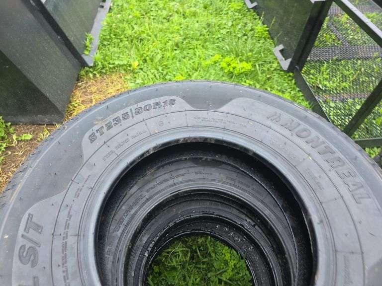 4 New Montreal 235/80R16 Trailer Tires