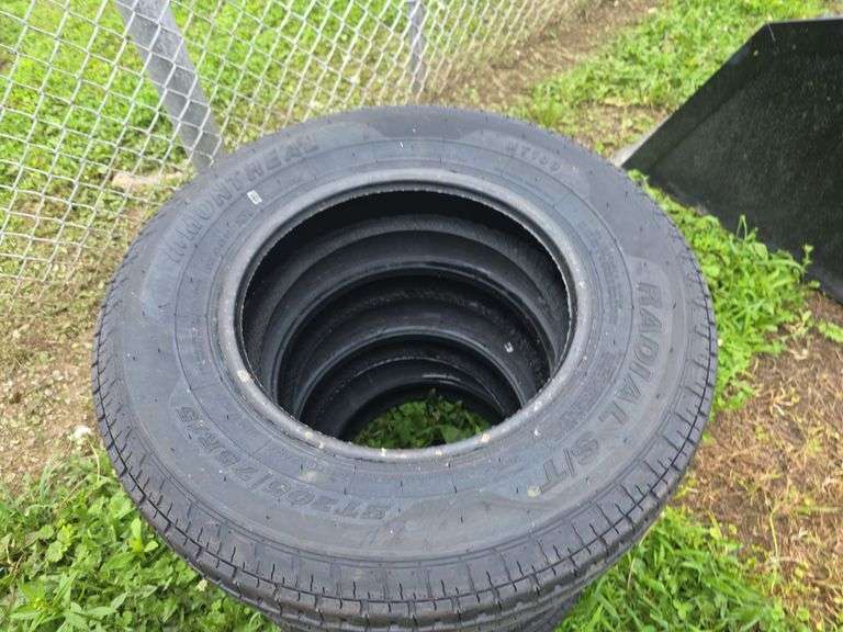 4 New Montreal 205/75R15 Trailer Tires