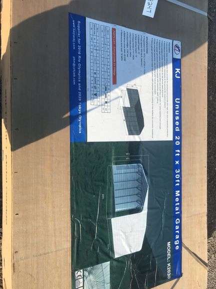 KJ 20 FT x 30FT Metal Garage