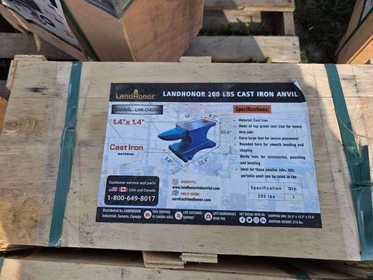 Landhonor 200lb Cast Iron Anvil