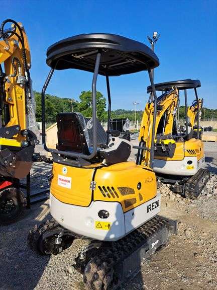IR IRE20 Mini Diesel Excavator w/ Pilot Control, Hyd Thumb & Blade