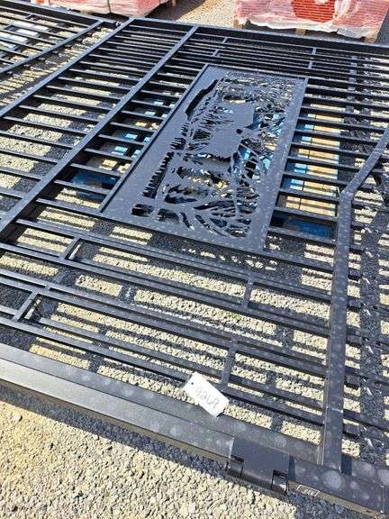 KJ 20' Driveway Gates w/ Deer Scene