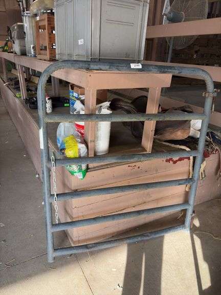 4' Blue Tube Gate