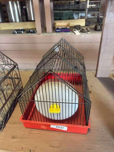 Red & Black Hamster Cage