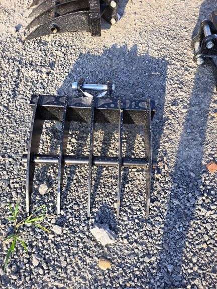 IR Mini Excavator Rake
