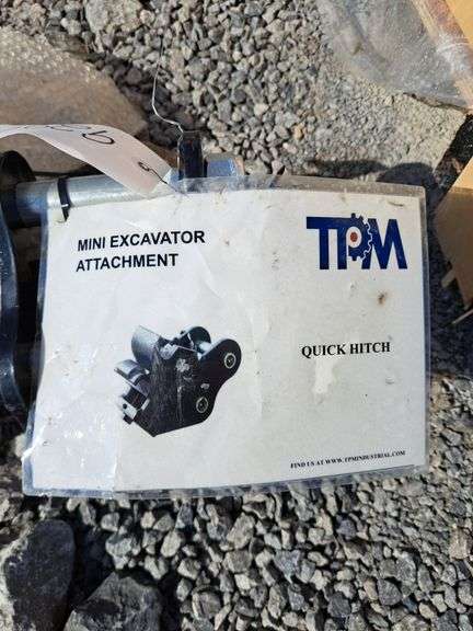 TPM Mini Excavator Quick Hitch