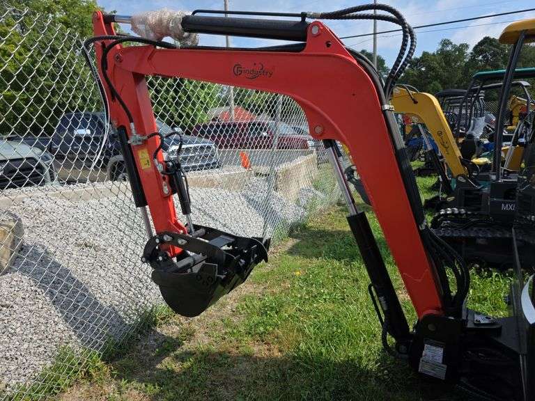 CFG QNT50R Mini Excavator w/ Cab, Hyd. Thumb, Blade & Pilot Controls