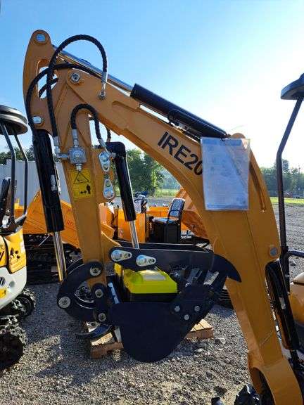 IR IRE20 Mini Diesel Excavator w/ Pilot Control, Hyd Thumb & Blade