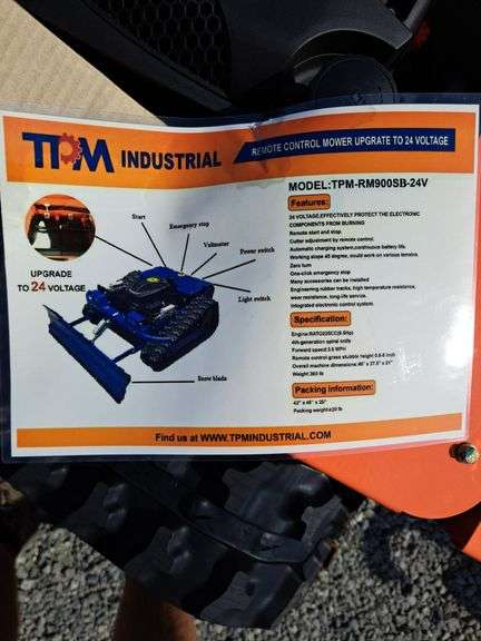 TPM Remote Control Lawn Mower