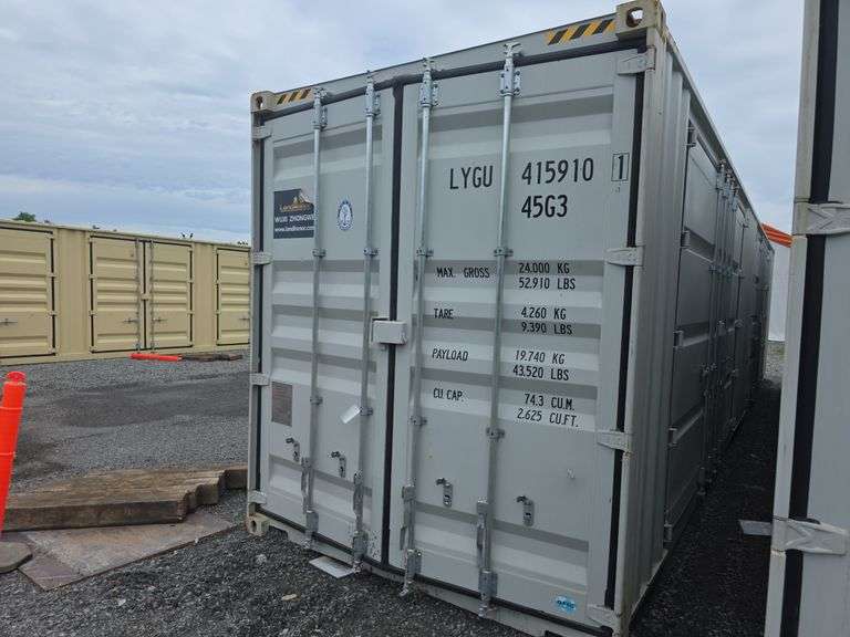 40' High Cube Container w/ 2 side doors