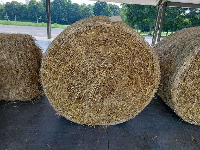 1 Round Bale Wheat Straw (4x4)