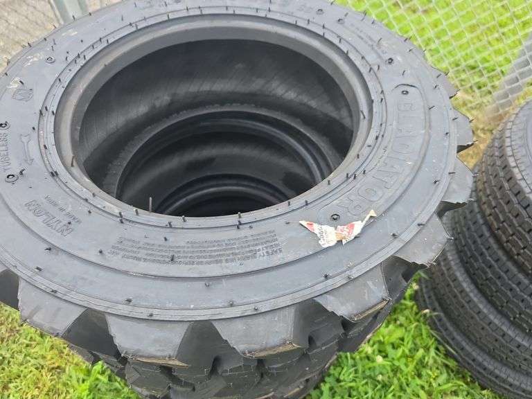 4 New 10-16.5 SKS1 Skid Loader Tires
