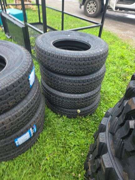 4 New Montreal 225/75R15 Trailer Tires