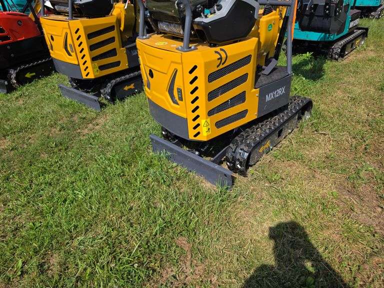 CFG MX12RX Mini Excavator w/ Thumb, Pilot Controls & Blade