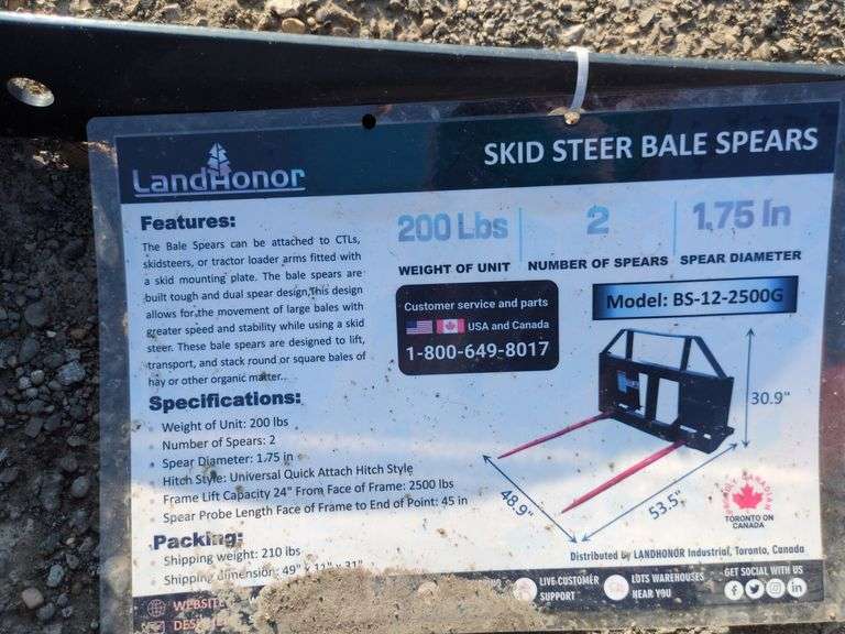 Landhonor 2 Prong Bale Spear