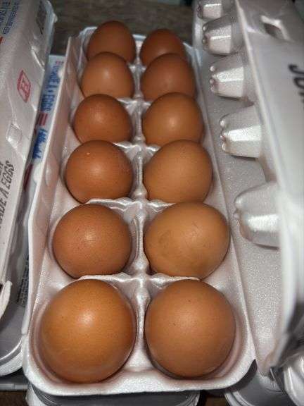 3 Doz Brown Mixed Eating Eggs