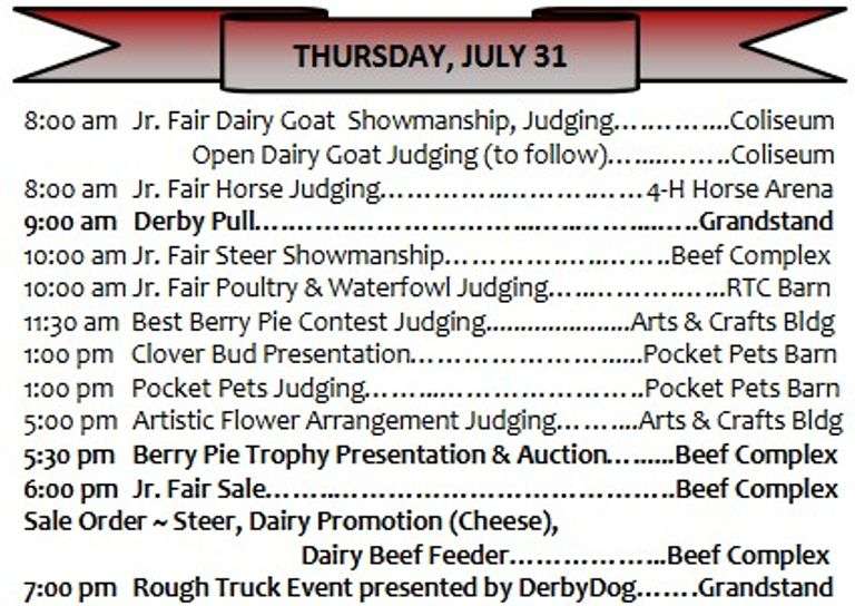 THURSDAY, JULY 31