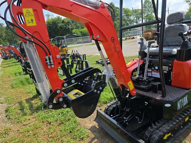 CFG NT18K Mini Diesel Excavator w/ Hyd. Thumb, Blade & Pilot Conrols