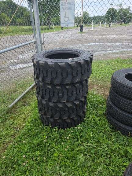4 New 10-16.5 SKS1 Skid Loader Tires