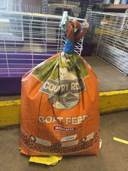 Open Bag Medicated Goat Feed - In Date