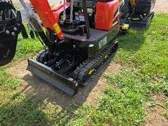 CFG NT18K Mini Diesel Excavator w/ Hyd. Thumb, Blade & Pilot Conrols