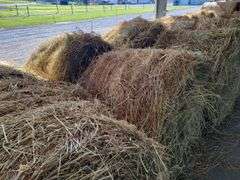 2 Round Bales 1st Mix Grass (4x4) Stored inside (2024)