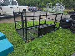 Skid Loader or Fork Mount 48" x 96" Work Basket