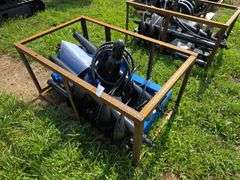 Mower King Skid Loader Auger Attachment w/ 6", 12" & 14" Bits
