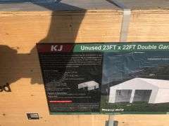 KJ 23ftx22ft Double Garage Metal shed