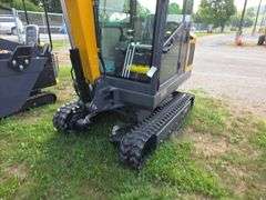 CFG MY50R Mini Excavator w/ Cab, Hyd. Thumb, Blade & Pilot Controls