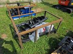 CFG Skid Loader Auger Attachment w/ 6", 12" & 14" Bits
