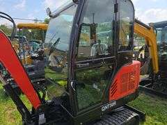 CFG QNT50R Mini Excavator w/ Cab, Hyd. Thumb, Blade & Pilot Controls