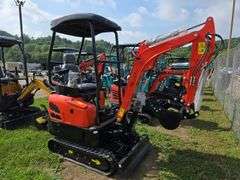 CFG NT18K Mini Diesel Excavator w/ Hyd. Thumb, Blade & Pilot Conrols