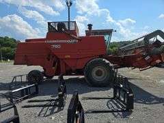 Massey 750 Combine w/ corn & grain heads