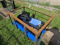 Mower King Skid Loader Auger Attachment w/ 6", 12" & 14" Bits