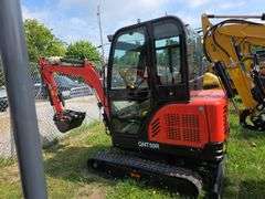 CFG QNT50R Mini Excavator w/ Cab, Hyd. Thumb, Blade & Pilot Controls