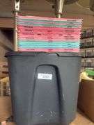Tub of Egg Cartons