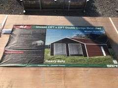 KJ 23ftx22ft Double Garage Metal shed