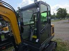 CFG MY50R Mini Excavator w/ Cab, Hyd. Thumb, Blade & Pilot Controls