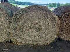 2 Round Bales Orchard Clover Alfalfa  Dry  (4x5) Net Wrapped  Stored Inside