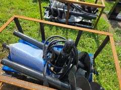 Mower King Skid Loader Auger Attachment w/ 6", 12" & 14" Bits