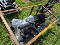 CFG Skid Loader Auger Attachment w/ 6", 12" & 14" Bits