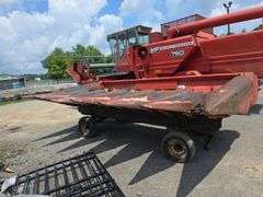 Massey 750 Combine w/ corn & grain heads
