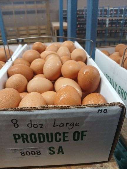 8 Doz Large Brown Eating Eggs