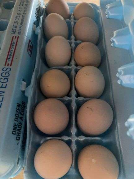3 Doz Brown Large Eating Eggs