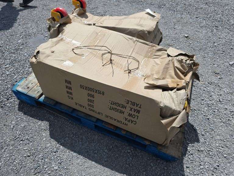 Landhonor Hydraulic Lift Table Cart