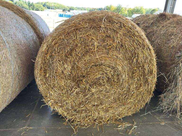 2 Round Bales Straw (4x5)