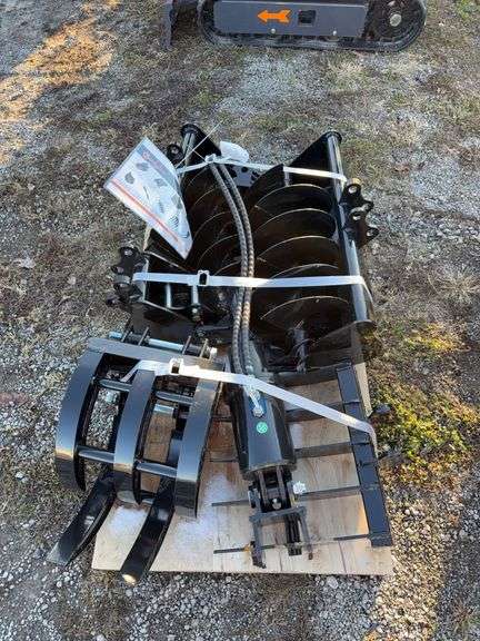 AGT 9pc Mini Excavator Attachment Set